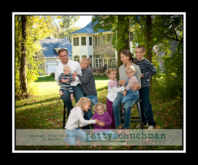 Beautiful Family Photos at home in their own backyard - 1